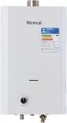 Rinnai M08 FE - 8 litros GN (Gás Natural) Branco - Aquecedor de Água a Gás Mecânico REU-M080 FEH