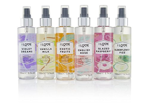 I Love Signature Glazed Raspberry Long Lasting, Fast Drying, Non Sticky Body Mist For Her 150ml - Image 5
