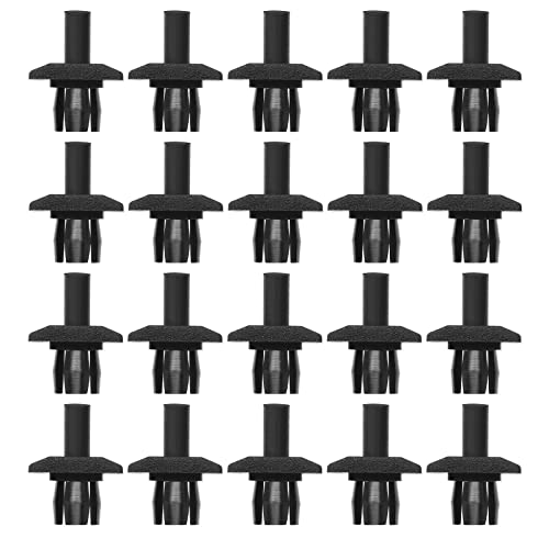 ECSiNG 20Pcs Car Front Grille Trim Clip Replacement 171853695A Compatible with VW Golf 1974-1993 Transporter T25 1984-1992 MK1 Grill Trim Fixing Clips