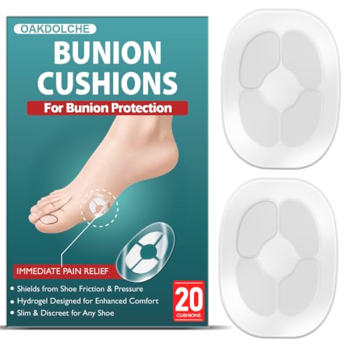 OAKDOLCHE Hydrogel Bunion Cushions