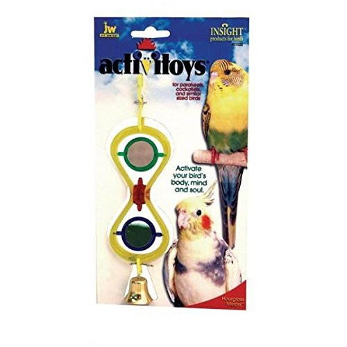 JW Activitoy Bell Hour Glass Mirror