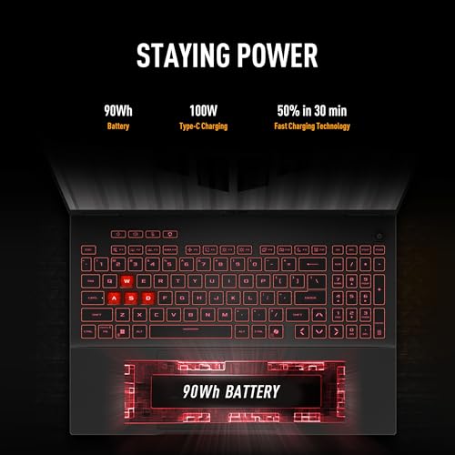 Image of ASUS TUF A16 (2026), AMD Ryzen 7 260, RTX 5050-8GB, 16GB RAM, 1TB SSD, FHD+, 16 inch, (40 cm), Windows 11 Home, M365 Basic(1 Year)* Office 2024, Jaeger Gray, 2.2 Kg, FA608UH-RV112WS, Gaming Laptop