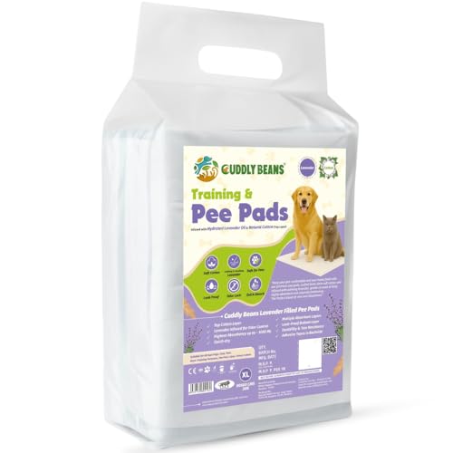 Image of Pee Pads | Cotton Top | Lavender | Leak Proof | XL 30 Count | Super absorbent leak-proof pee pads with cotton top for dogs and cats
