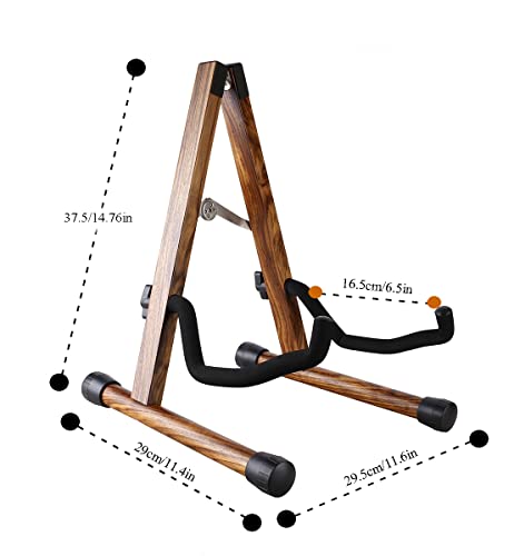 Support de sol en bois pour guitare, acoustique, électrique, cadre en A, pliable, réglable pour basse, violoncelle… - Les Beatles, Paul McCartney, John Lennon, RIngo Starr, George Harrison Support de sol en bois pour guitare, acoustique, électrique, cadre en A, pliable, réglable pour basse, violoncelle… – Image 3