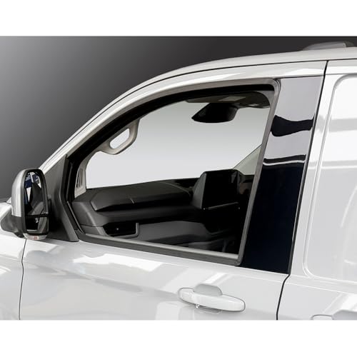 Cubiertas de pilar B para Volkswagen Transporter T7 2024- en negro brillante RGM