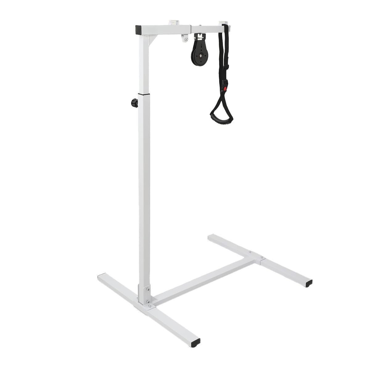 Potence de Lit, Barre Trapèze de Lit Autoportante en Acier Robuste, Capacité 150 kg, Aide à se Lever pour Personnes Âgées, Handicapées, Patients, Hôpital, Maison de Retraite, Soins à Domicile