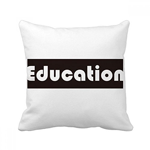 Coussin éducation Rouge Square oreiller insert cover décor salon multicolore 40x40