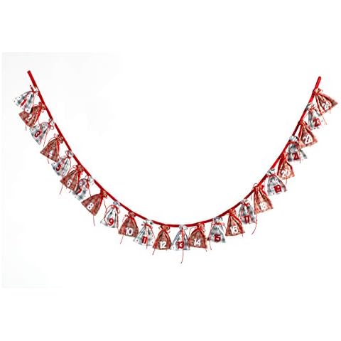 HEITMANN DECO Advent Calendar Garland with Bags Cover