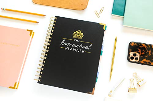 The Homeschool Planner: Beautiful and Undated with Monthly Tabs | To Do List, Goals, Meal Planning & Academic Tools | Homeschooling, Distance Learning & Family Organizer | Gold Spiral - Image 15