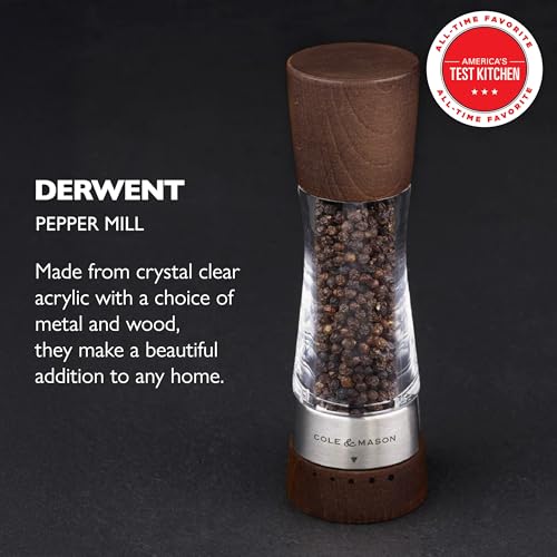 Image of Cole & Mason Derwent Forest Wood Salt & Pepper Mill