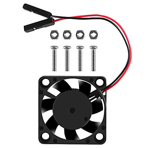ALMOCN Raspberry Pi DC Brushless Cooling Fan - 3.3V/5V Heatsink Cooler, 30x30x7mm for Pi 4, 3B+, 3B, 2, B+ - Image 2