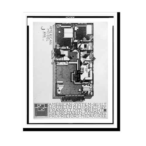 [System of prefabricated houses (American System-Built Houses") for the Richards