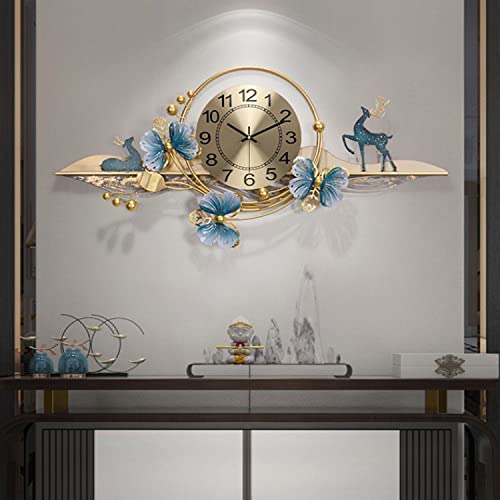 Grande horloge murale silencieuse sans tic-tac pour déco de bureau