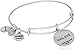 Alex and Ani A17EBEERS Evil Eye Bangle Bracelet, Rafaelian Silver, Expandable