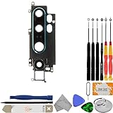 Whole Gadget Parts Glass Camera Lens with Bracket (Back) for Xiaomi Mi Note 10, Note 10 Pro, & CC9 Pro (Green) with Tool Kit
