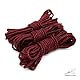 Premium Shibari Hemp Rope RUBY RED Kinbaku 5mm 8m Professional Seil