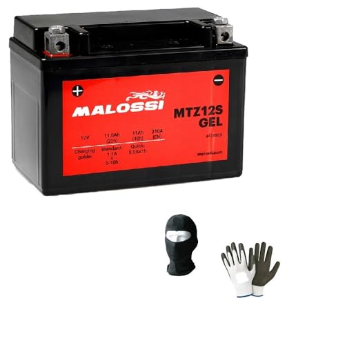  COMPATIBILE CON HONDA FJS Silver Wing 400 dal 2006 al 2008 BATTERIA IN GEL MALOSSI MTZ12S GIA\' PRONTA ALL’USO ATTIVA BATTERIE 11 AH AMPERE 12 VOLT PER MOTO SCOOTER