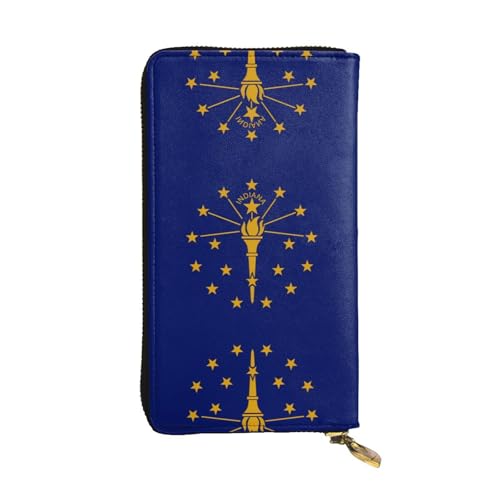 Portefeuille voyage cuir Indiana long porte-cartes portable pour vos déplacements