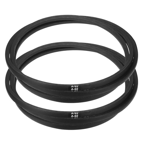 Image of uxcell 2pcs A92 or 4L940 Classic Wrapped Rubber V-Belt, 92 inch(2337mm) Inside Circumference, A Profile V Belt