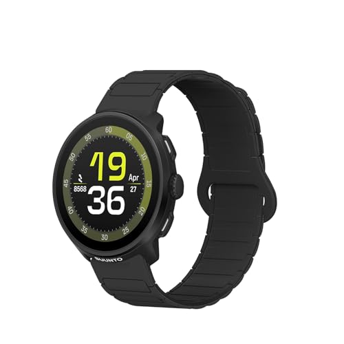Correa negra de silicona para reloj SUUNTO VERTICAL 2 miniatura 1