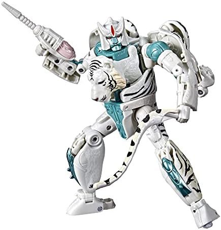 Transformers Toys Generations War for Cybertron: Kingdom Voyager WFC-K35 Tigatron Action Figure - Kids Ages 8 and Up, 7-inch