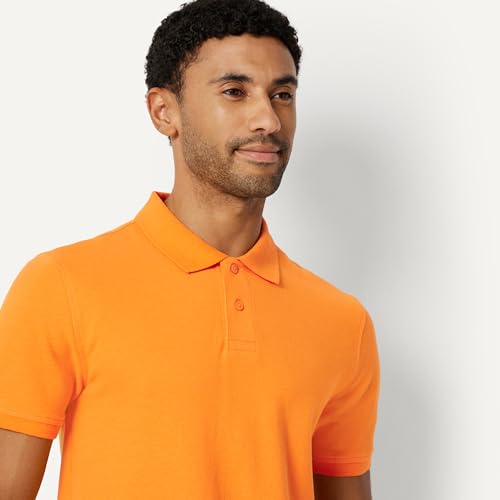 Image of Amazon Essentials Men's Slim-Fit Short-Sleeve Cotton Pique Polo Shirt
