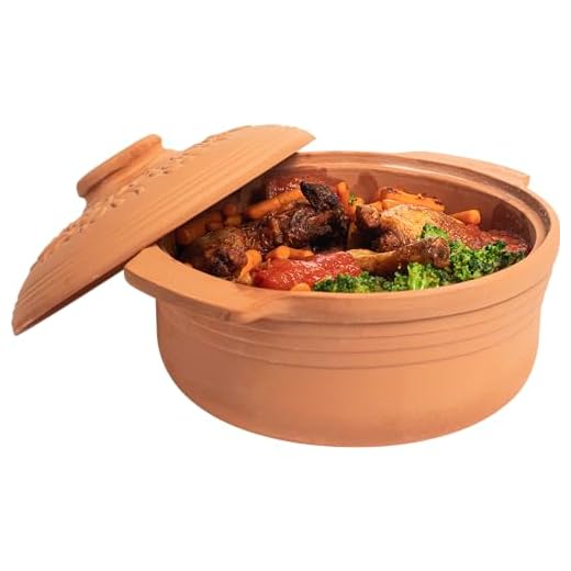 Browin 770 770612-Casseruola, 4 l, Argilla, Marrone, 270 mm