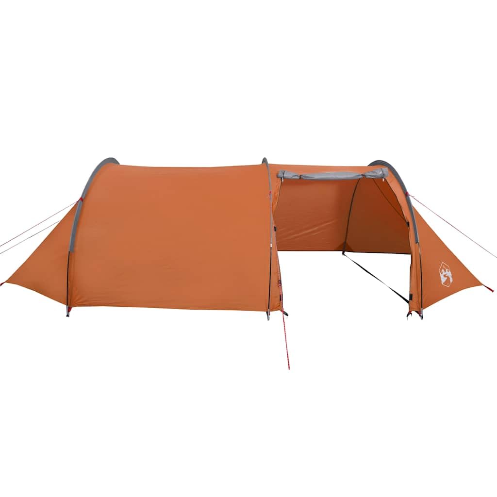 Genérico Tienda de campaña con túnel para 4 Personas Impermeable Naranja,Deportes,Actividades al Aire Libre,Camping y Senderismo,Tiendas de campaña-94396