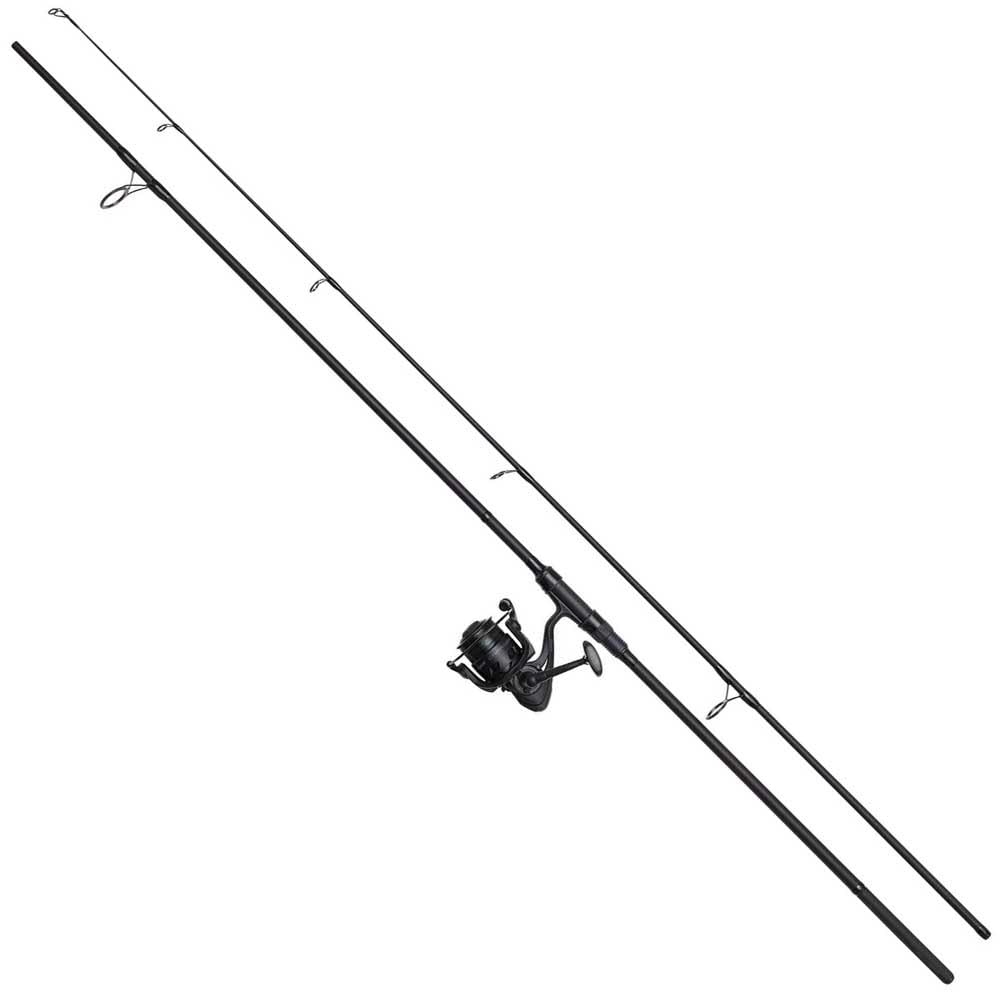 DAM Charger Carp 10FD Combo, Freshwater Angler Fishing Rod & Reel Carp Fish, Strong Leightweight & Versatile, Black & Grey, 3.04m Moderate Fast Rod, 5000 Size Reel