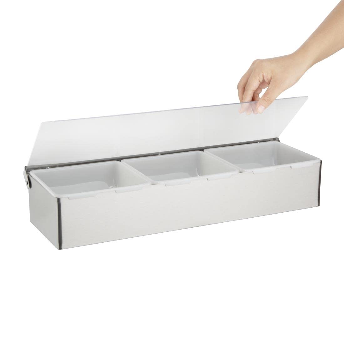 Olympia Beilagenbehälter 3 Fächer