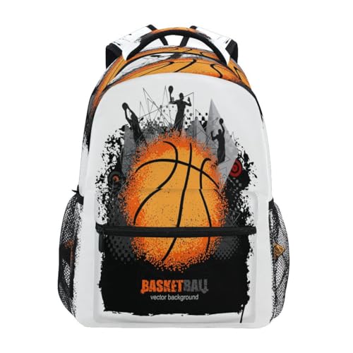 Sac à dos de basket-ball abstrait le cadeau idéal pour étudiants et enfants