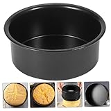 Cabilock 2 piezas Molde para Tartas Desmontable Inoxidable Antiadherente Molde Pequeño para Hornear Pasteles Queso Mousse Uso Doméstico y Profesional