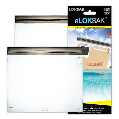 aLokSak Waterproof Storage Bags 13x11