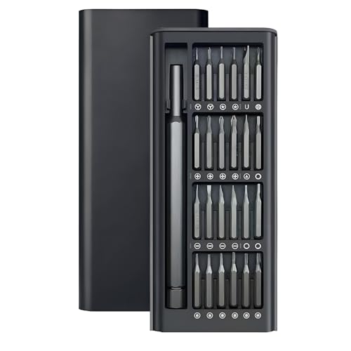 liuchanghe Feinmechaniker Schraubendreher Set, 24 in 1 Klein Schraubenzieher Set, Reparatur Kit für Laptop,Phone,PC,Brillen,Tablet,Computer,PS5,PS4,Elektronik,Uhren