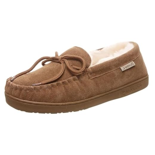 Bearpaw Moc Ii 2 - Men's Sheepskin Slipper - 1295m Hickory - 10 Medium