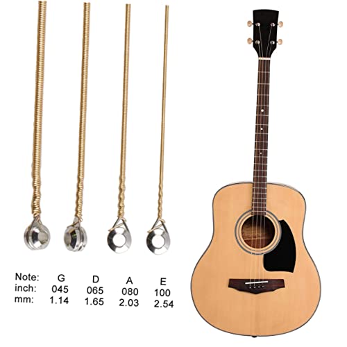 Wakauto 5 Conjuntos Cordas Graves Violão Instrumento De Guitarra Acessórios Guitarra e Baixo Partes