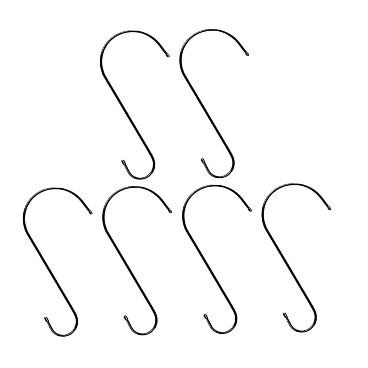 Abaodam 6pcs Hooks for Hanging Plants Multi Functional Shaped Balcony Bonsai Hook Durable Metal for Use for Bird Feeders and Flower Pots