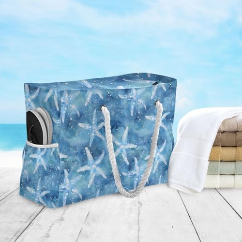 Image of senya Large Beach Bags Totes Swim Canvas Tote Shoulder Bag Water Resistant Bags for Gym Travel Daily