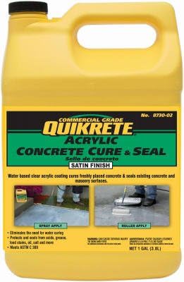 Quikrete Companies 8730-02 Acrylic Concrete Cure & Seal - Quantity 6