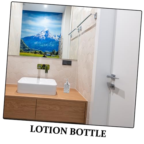 Elegant Hammered Pump Bottle Refillable Hand Soap Dispenser for Shampoo Wash More Stylish Bathroom Kitchen Decor Versatile Container3