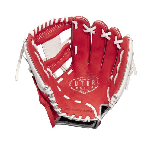 Easton | FUTURE ELITE Baseball Glove | 11" | I-Web | Left Hand Throw | Red/White - image 3