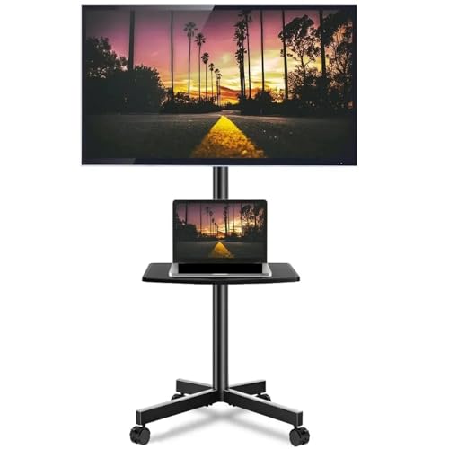 Soporte móvil para TV de 23 a 60 pulgadas Negro miniatura 6