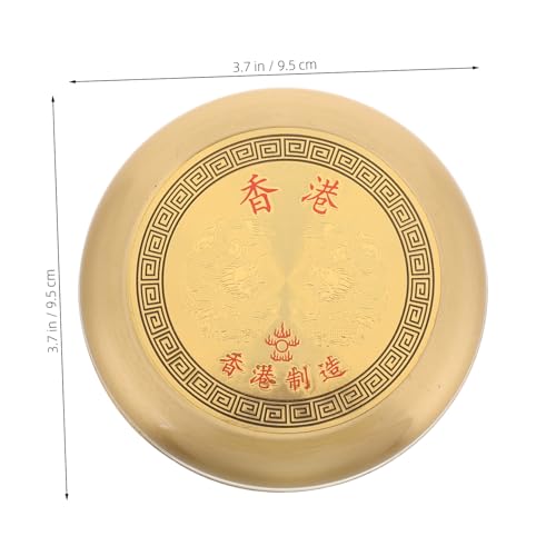 Brújula portátil de cobre Feng Shui para camping y senderismo miniatura 2