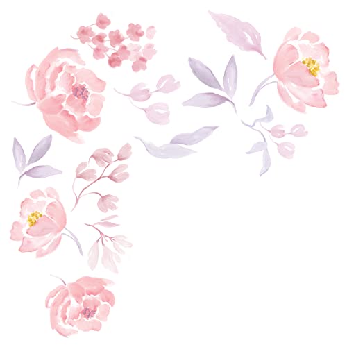 Image of Bedtime Originals Lavender Floral Pink/Purple Wall Decals/Stickers