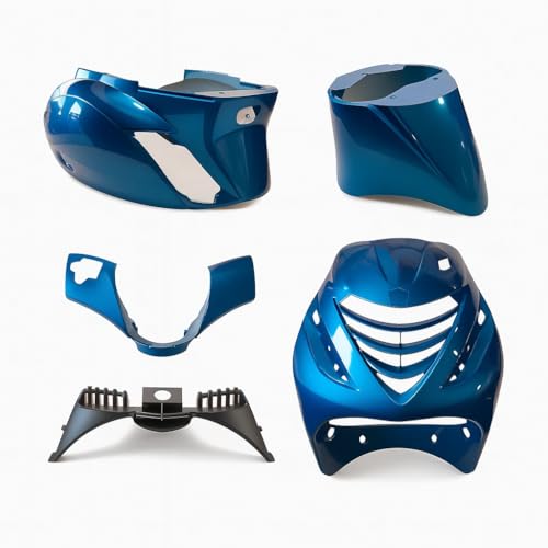 Kit de carénage compatible pour Piaggio Zip SP – 5 pièces – Ice Candy Bleu Roller Scooter Moto