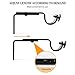 Anndason Heavy Duty Curtain Rod Brackets for 3/4 or 5/8 Inch Rod, Black Color, (Set of 8)