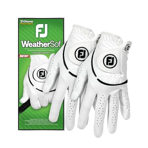 FootJoy WeatherSof Ladies Golf Glove - White (Pack of 2)