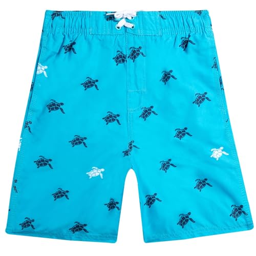 Image of Kanu Surf Boys' Terrapin Turtle Quick Dry Beach Board Shorts Swim Trunk