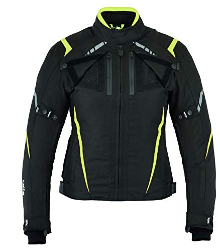 LOVO - Chaqueta Moto Mujer 4 Estaciones Tricapa Corta - Cazadora Moto Mujer para Verano e Invierno - Estilo Deportivo y Alta Resistencia - Ropa Moto Mujer Cómoda para Todas las Estaciones