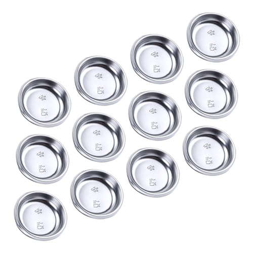 HOLIDYOYO 150pcs Seasoning Container Plastic Condiment Plate Plastic Sauce Dish Chili Oil Plate Silver